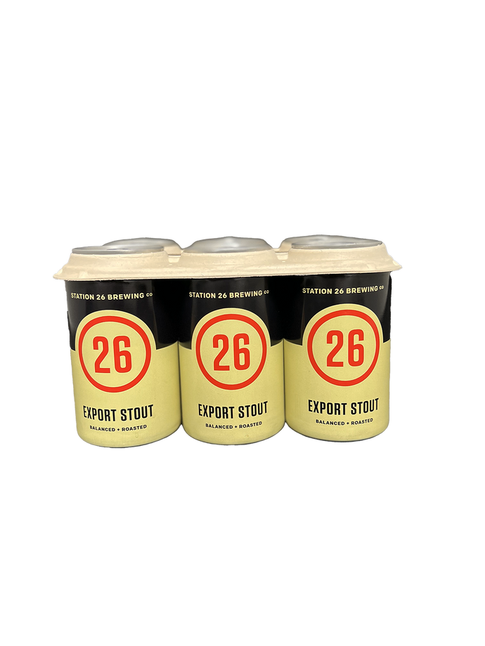 Station 26 Export Stout 6 Pack Cans