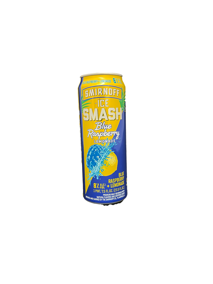Smirnoff Ice Smash Blue Raspberry & Lemonade 23.5 oz