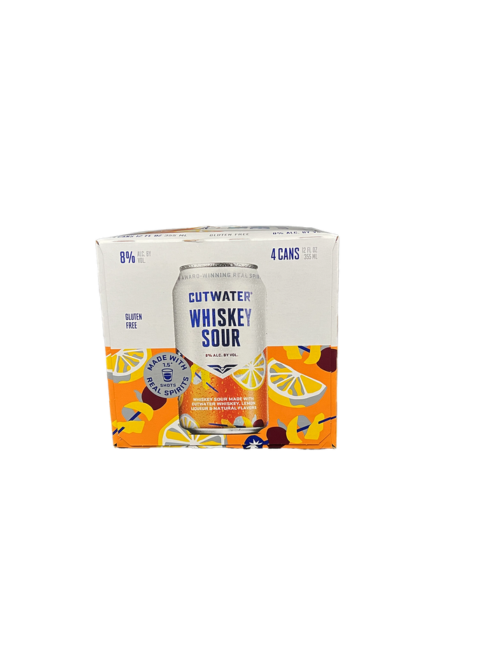 Cutwater Whiskey Sour 4 Pack Cans