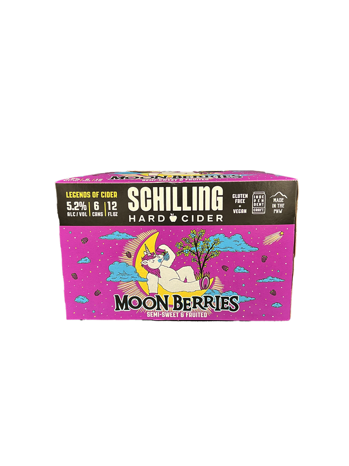 Schilling Moon Berries Hard Cider 6 Pack Cans