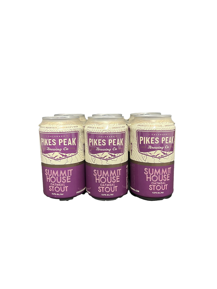 Pikes Peak Summit House Oatmeal Stout 6 Pack Cans