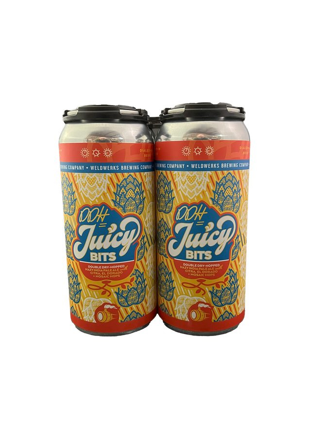 Weldwerks DDH Juicy Bits Hazy IPA 4 Pack Cans