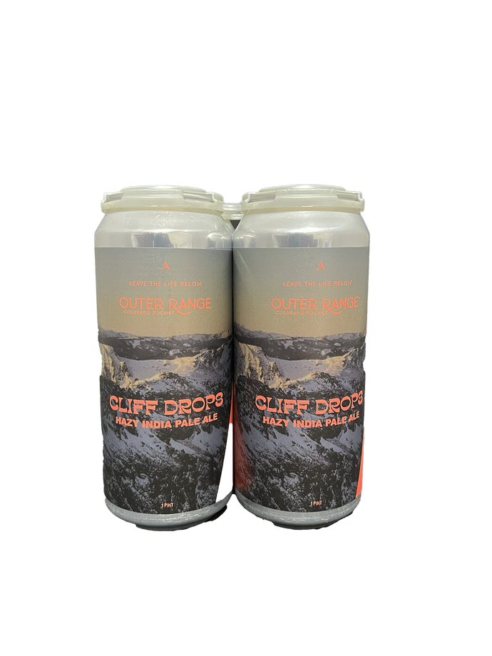 Outer Range Cliff Drops Hazy IPA 4 Pack Cans