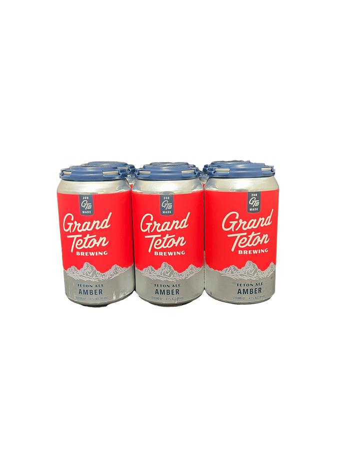 Grand Teton Amber 6 Pack Cans