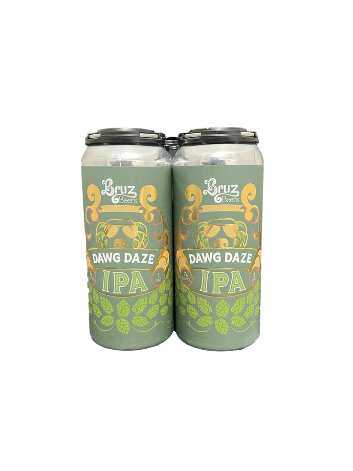 Bruz Dawg Daze IPA 4 Pack Cans