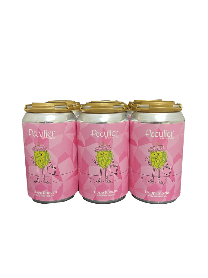 Peculier Hopp Knocks Hazy IPA 6 Pack Cans