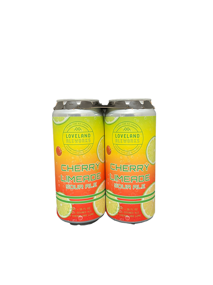 Loveland Aleworks Cherry Limeade Sour 4 Pack Cans