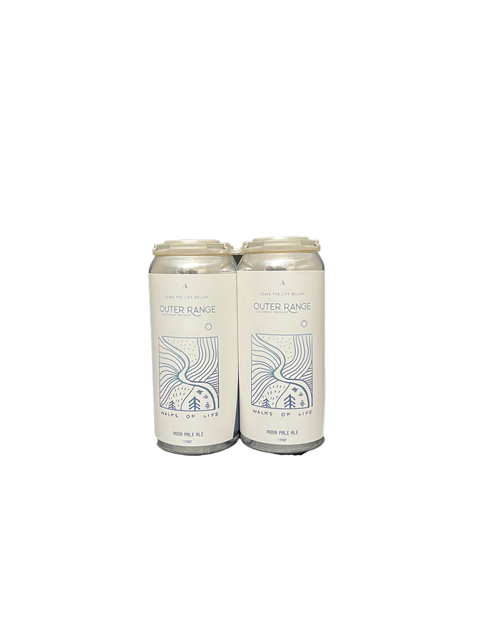 Outer Range Walks Of Life IPA 4 Pack Cans