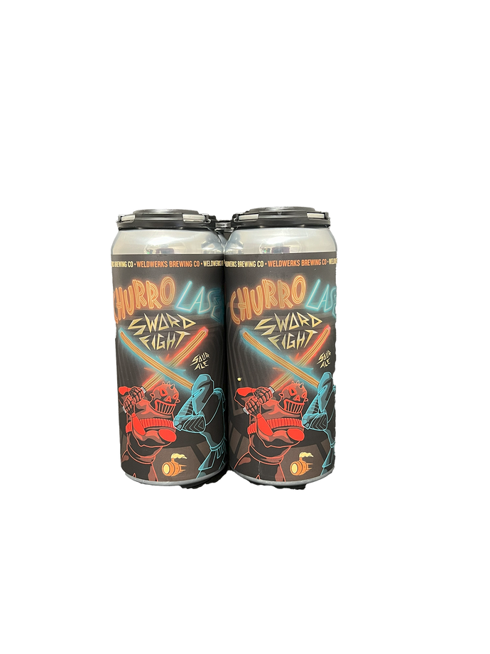 Weldwerks Churro Laser Sword Fight Sour 4 Pack Cans