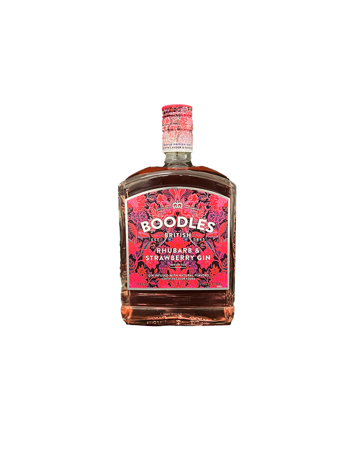 Boodles Rhubarb & Strawberry Gin 750ML