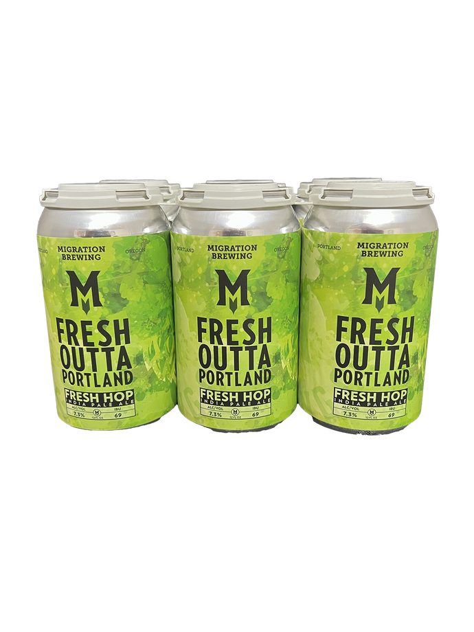 Migration Brewing Fresh Outta Portland Fresh Hop IPA 6 Pack Cans