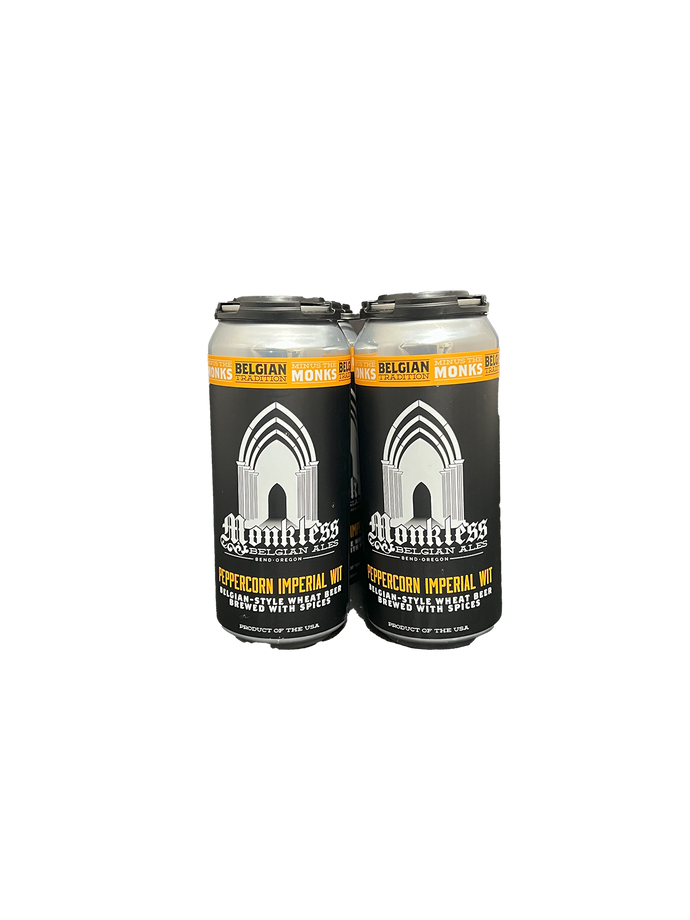 Monkless Belgian Ales Peppercorn Imperial Wit 4 Pack Cans