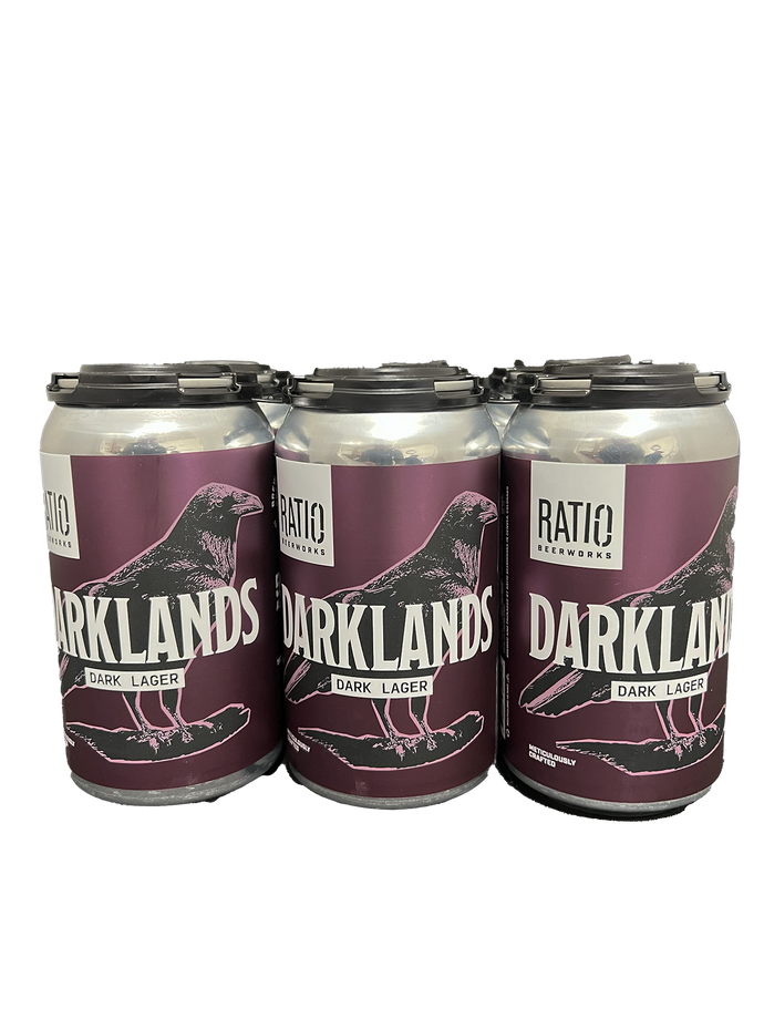 Ratio Darklands Dark Lager 6 Pack Cans