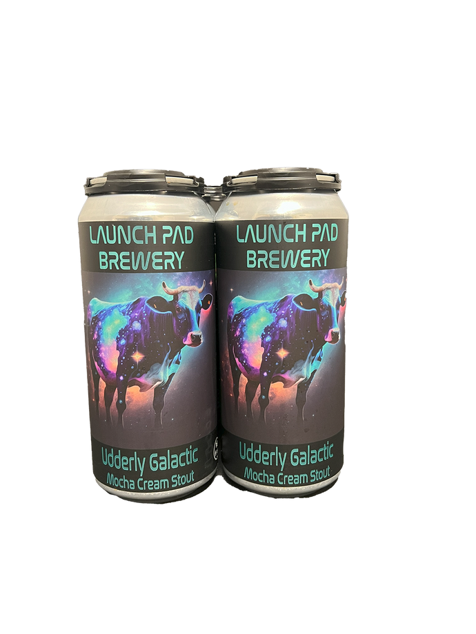 Launch Pad Udderly Galactic Stout 4 Pack Cans