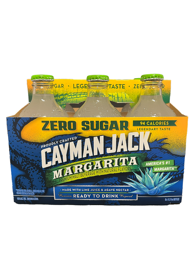 Cayman Jack Margarita Zero Sugar 6 Pack Bottles