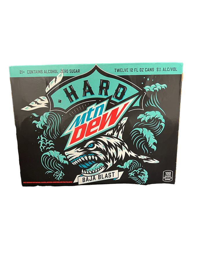 Mtn Dew Baja Blast Zero Sugar 12 Pack Cans