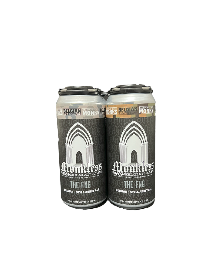 Monkless Belgian Ales The FNG Belgian Style Abbey Ale 4 Pack Cans