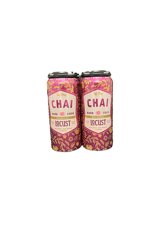 Locust Chai Hard Cider 4 Pack Cans