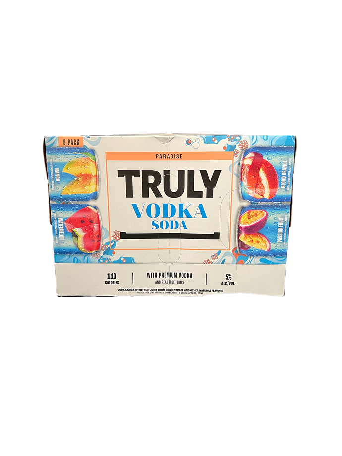 Truly Vodka Soda Paradise Variety 8 Pack Cans
