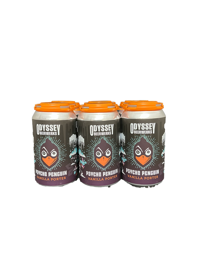 Odyssey Psycho Penguin Vanilla Porter 6 Pack Cans