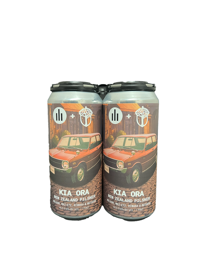 Milieu Kia Ora New Zealand Pilsner 4 Pack Cans