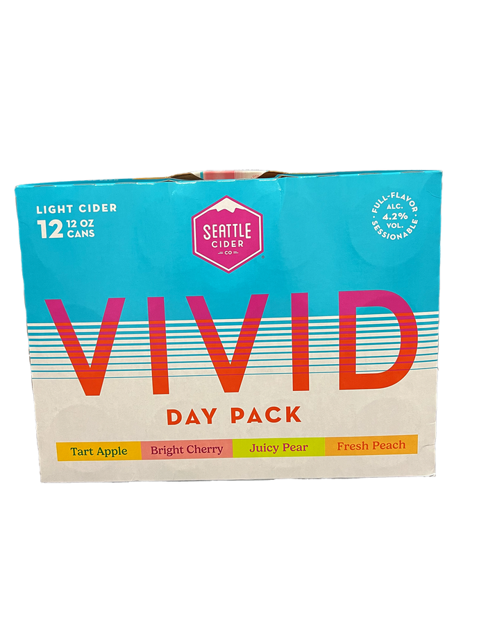 Seattle Cider Vivid Day Pack Variety 12 Pack Cans