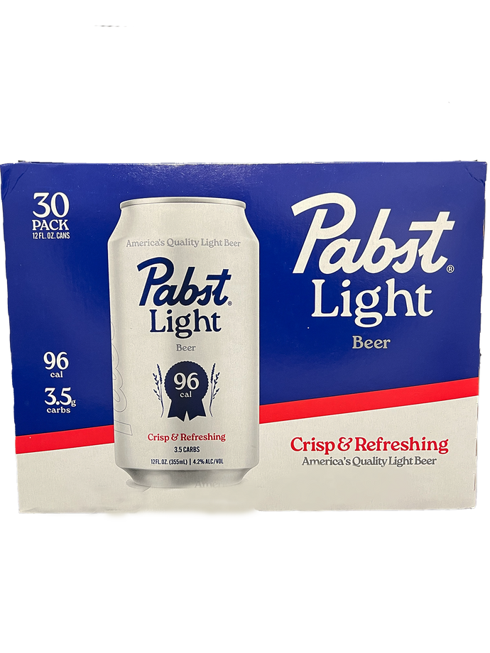 Pabst Light 30 Pack Cans