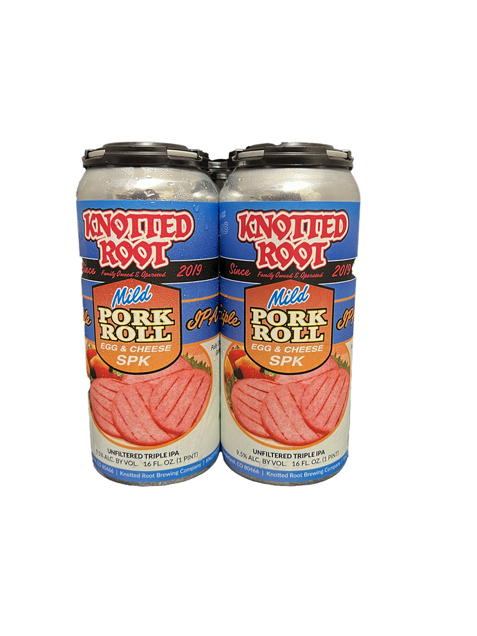 Knotted Root Mild Pork Roll Triple IPA 4 Pack Cans