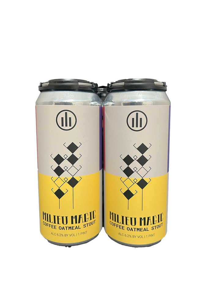 Milieu Magic Coffee Oatmeal Stout 4 Pack Cans
