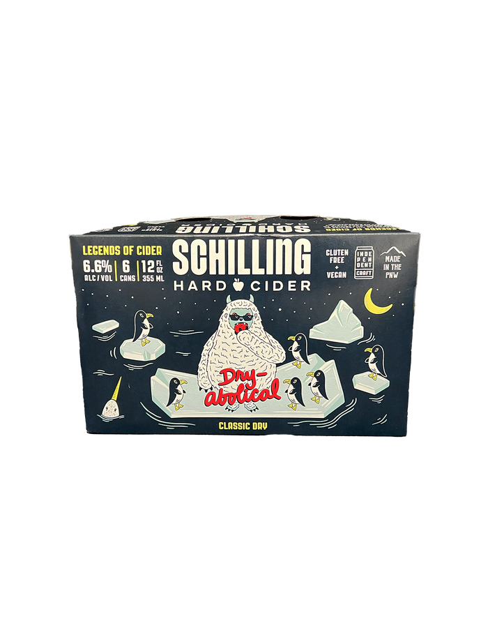 Schilling Dry-Abolical Hard Cider 6 Pack Cans