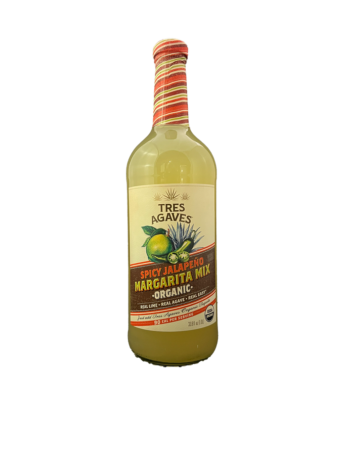 Tres Agaves Spicy Jalapeno Margarita Mix 1L