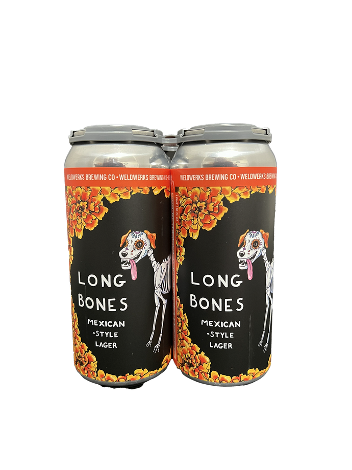 Weldwerks Long Bones Mexican Lager 4 Pack Cans