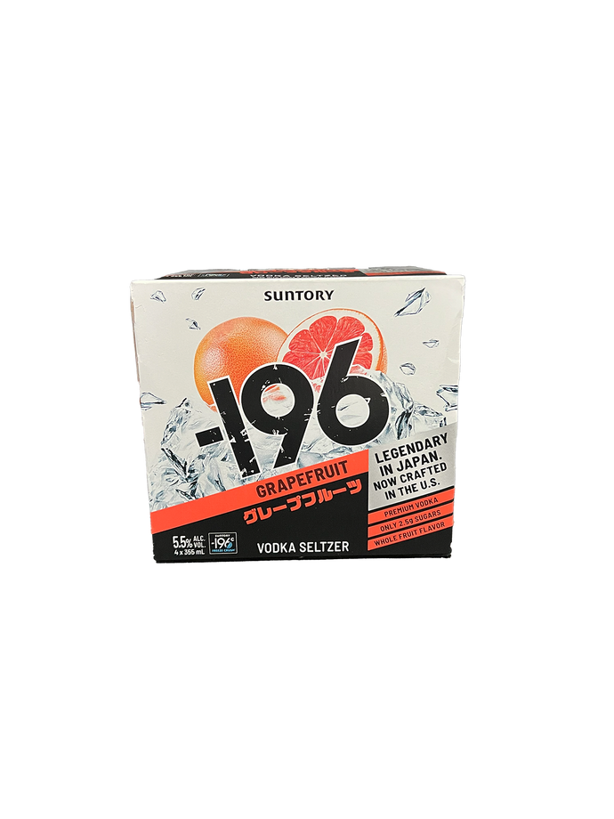 -196 Grapefruit Vodka Seltzer 4 Pack
