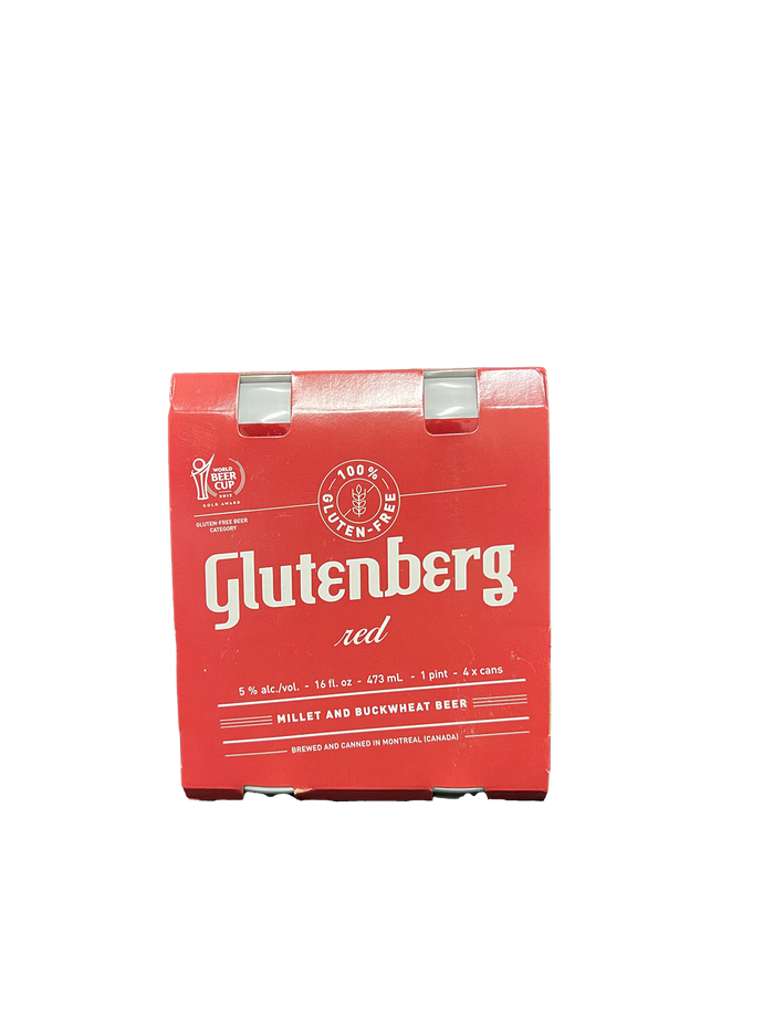 Glutenberg Red 4 Pack Cans