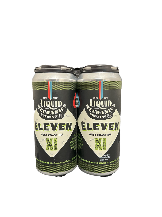 Liquid Mechanics Eleven WCIPA 4 Pack Cans