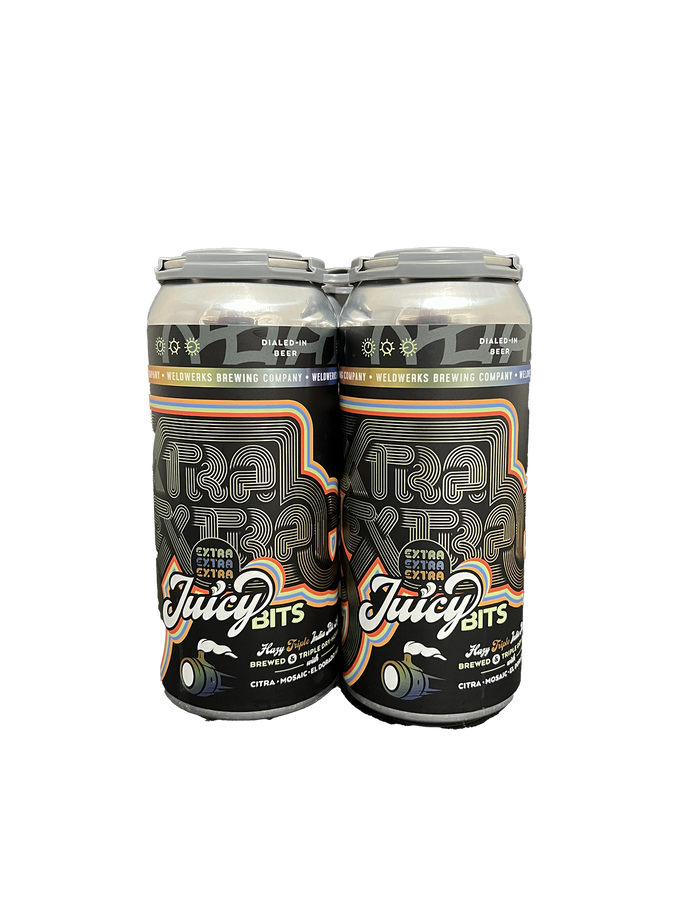 Weldwerks Extra Extra Extra Hazy Triple IPA 4 Pack Cans