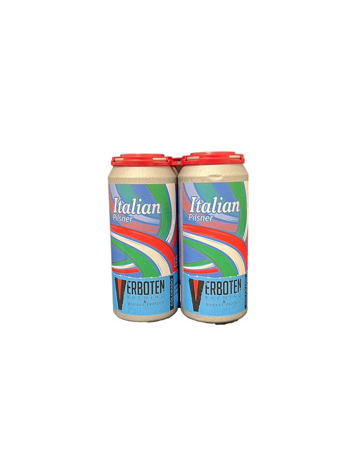 Verboten Italian Pilsner 4 Pack Cans