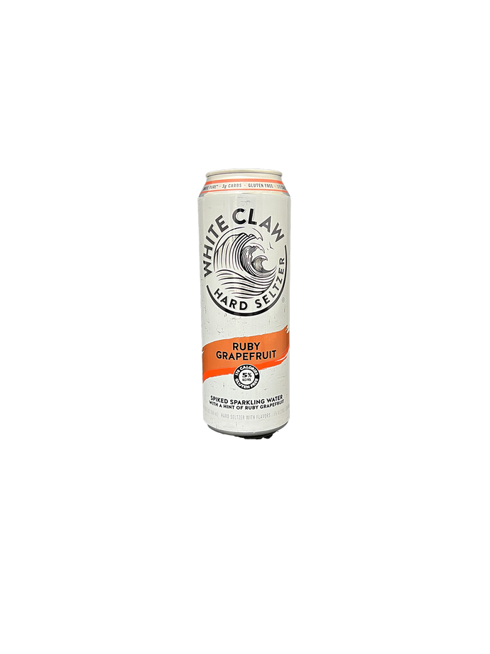 White Claw Ruby Grapefruit Seltzer Cans 19.2 oz