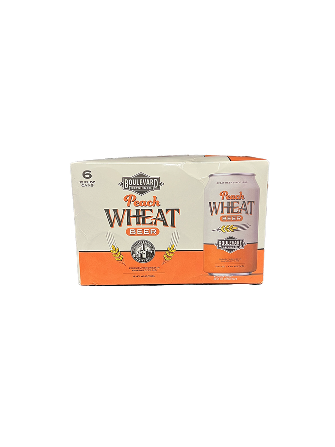 Boulevard Peach Wheat 6 Pack Cans