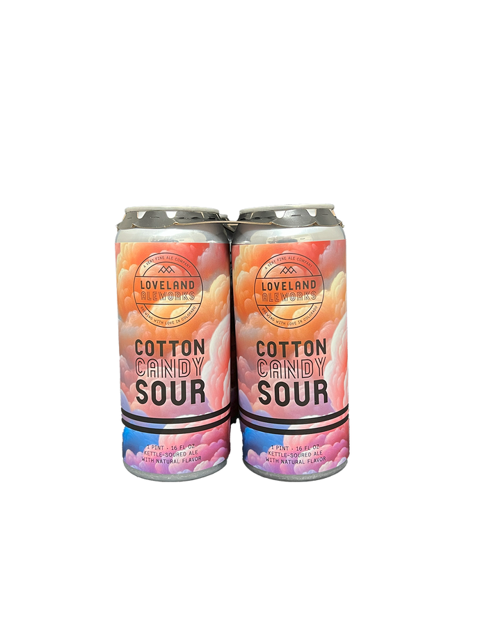 Loveland Aleworks Cotton Candy Sour 4 Pack Cans