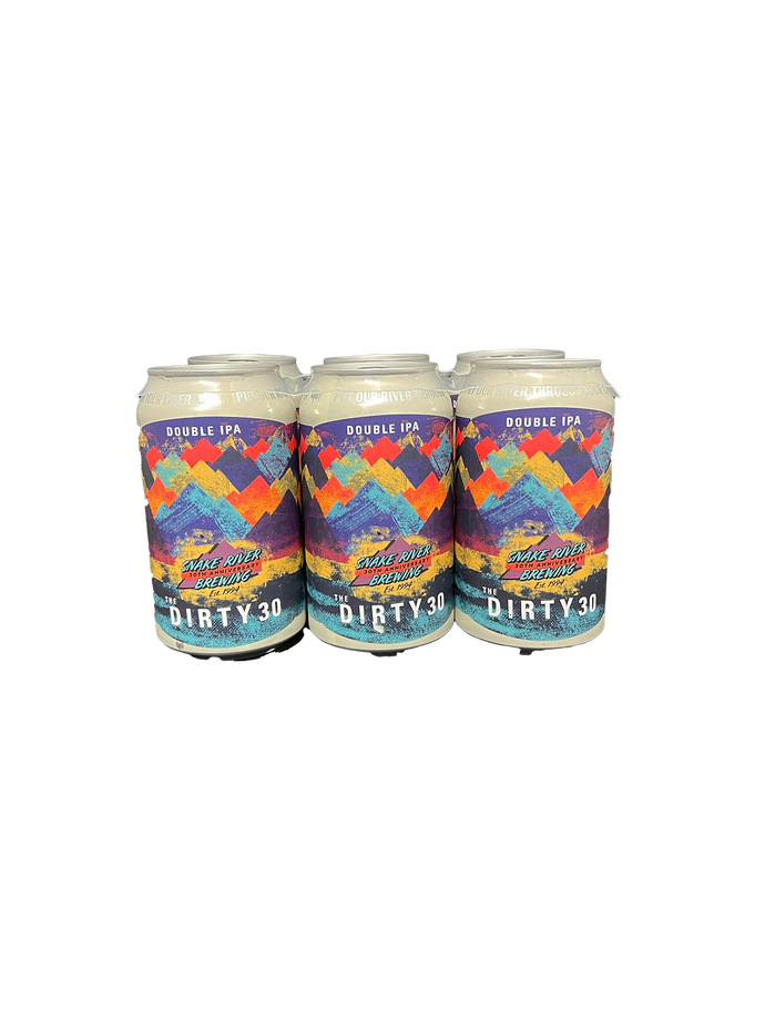 Snake River 30th Anniversary The Dirty 30 DIPA 6 Pack Cans