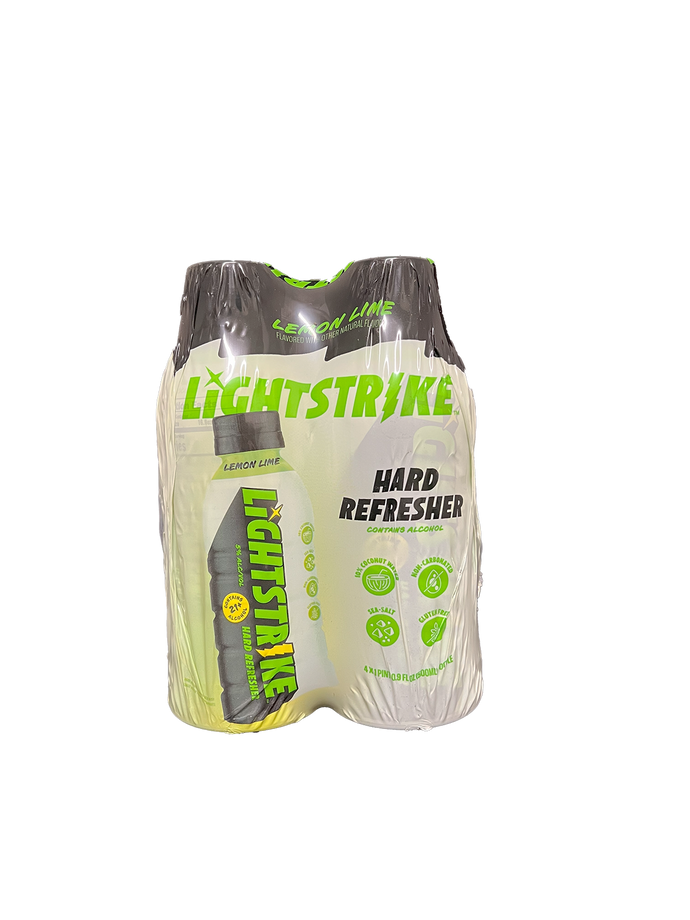 Lightstrike Lemon Lime Hard Refresher 4 Pack