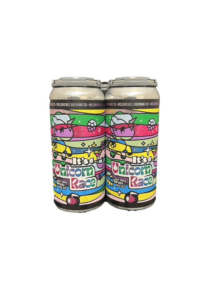 Weldwerks Unicorn Race Hazy Triple IPA 4 Pack Cans