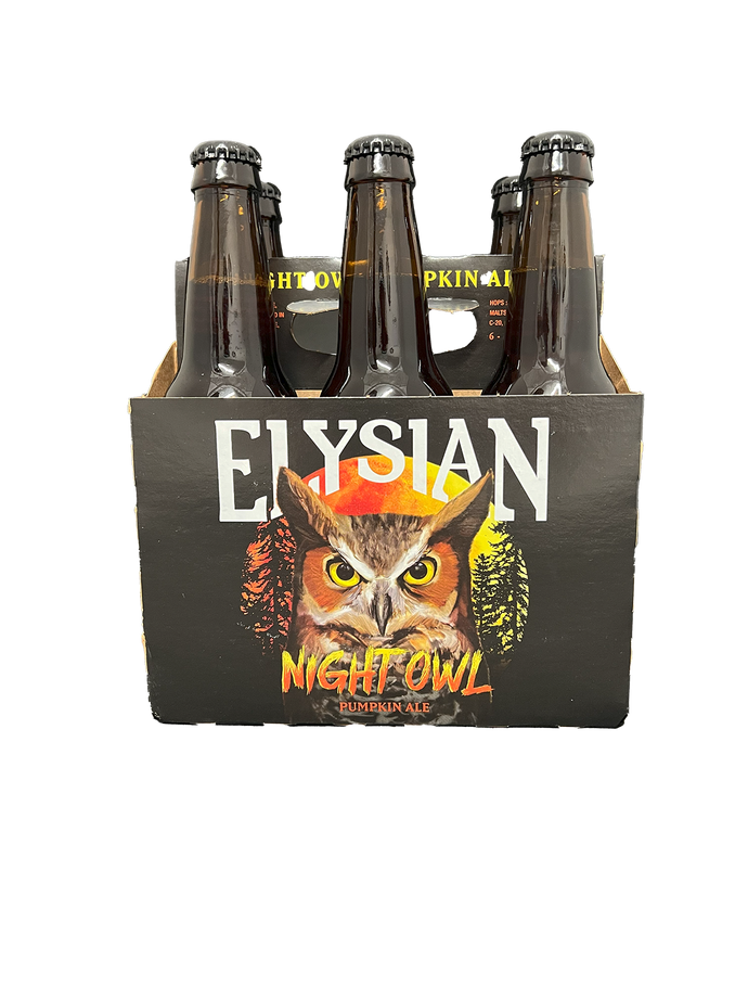 Elysian Night Owl Pumpkin Ale 6 Pack Bottles