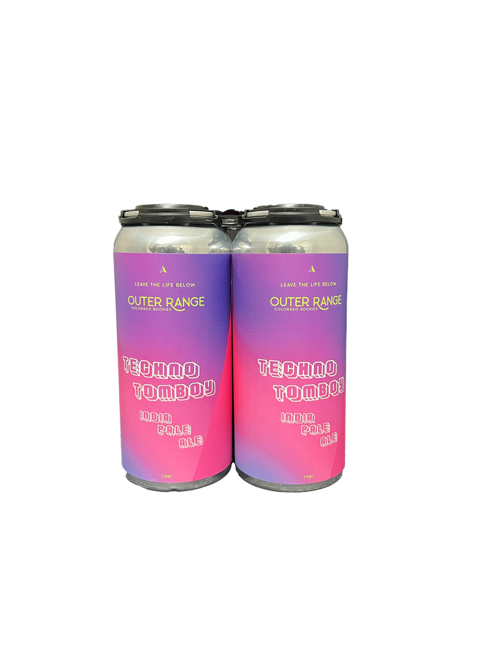 Outer Range Techno Tomboy IPA 4 Pack Cans