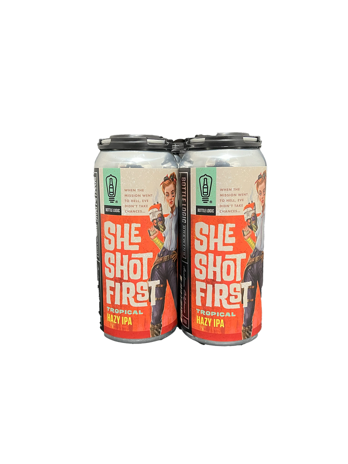 Bottle Logic She Shot First Tropical Hazy IPA 4 Pack