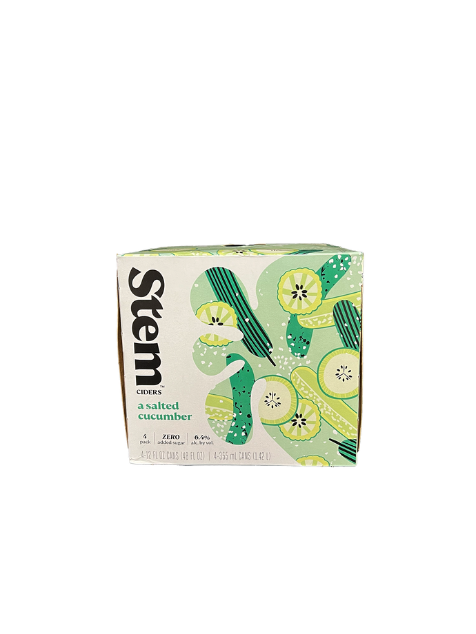 Stem Salted Cucumber Cider 4 Pack Cans