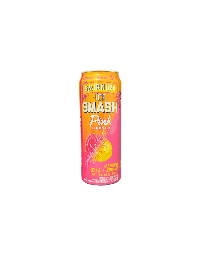 Smirnoff Ice Smash Pink Lemonade 24 oz Can