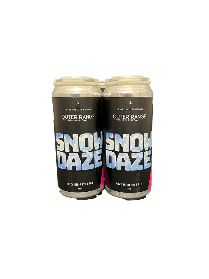 Outer Range Snow Daze Hazy IPA 4 Pack Cans