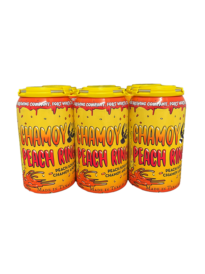 Martin House Chamoy Peach Rings Sour 6 Pack Cans